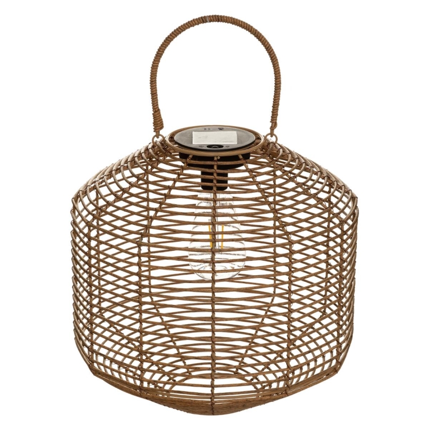 Atmosphera - LED-Solarleuchte CUBA LED/1,2V 800 mAh IP44 Rattan