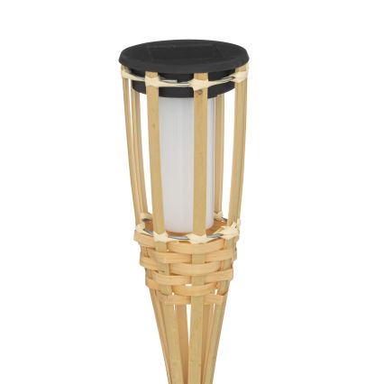 Atmosphera - LED-Solarleuchte MACEO LED/1,2V 300 mAh IP44 Bambus