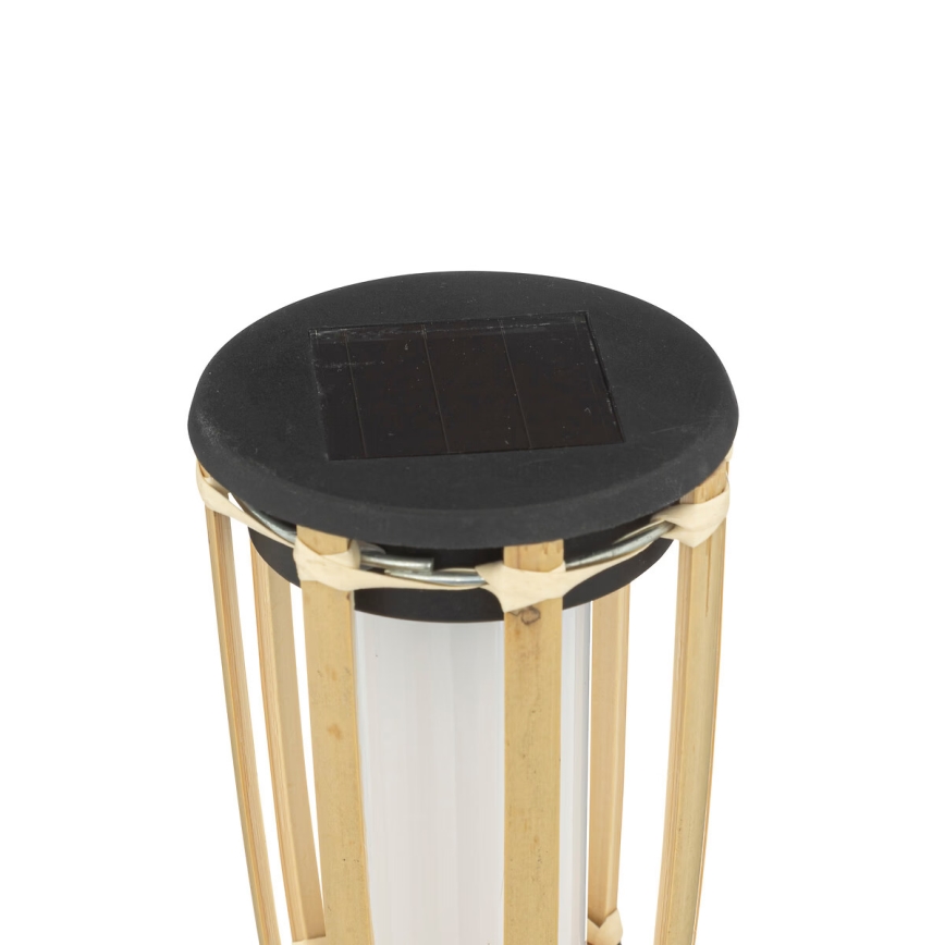 Atmosphera - LED-Solarleuchte MACEO LED/1,2V 300 mAh IP44 Bambus