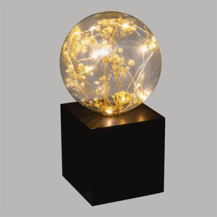 Atmosphera - LED-Tischlampe MICRO LED/2xAAA Anthrazit