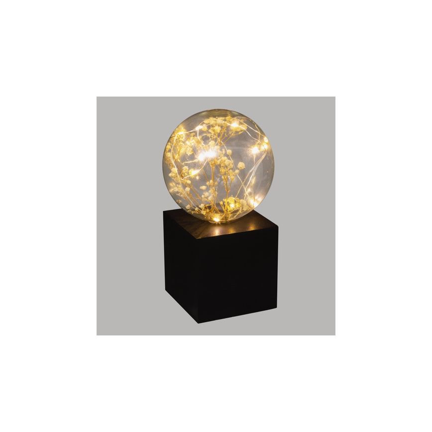 Atmosphera - LED-Tischlampe MICRO LED/2xAAA Anthrazit