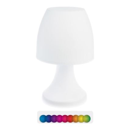 Atmosphera - LED-RGB-Tischleuchte für den Außenbereich DOKK LED/3xAAA 19,5 cm IP44