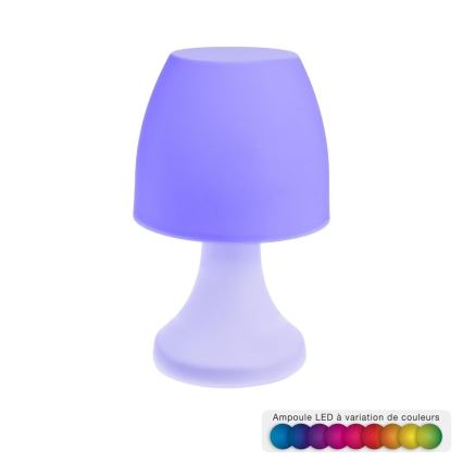 Atmosphera - LED-RGB-Tischleuchte für den Außenbereich DOKK LED/3xAAA 19,5 cm IP44