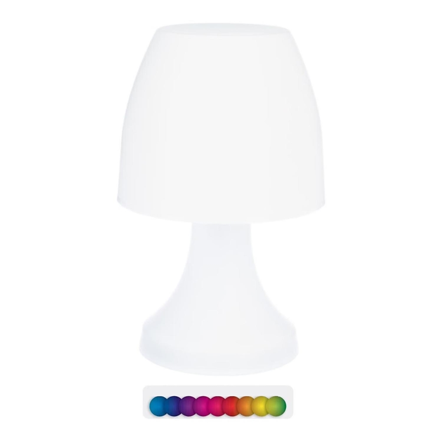 Atmosphera - Outdoor-Tischleuchte (LED RGB) DOKK LED/3xAAA 27,5 cm IP44