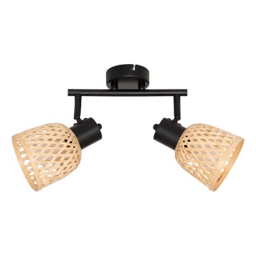 Atmosphera - Spotleuchte LIO 2xE14/25W/230V Bambus