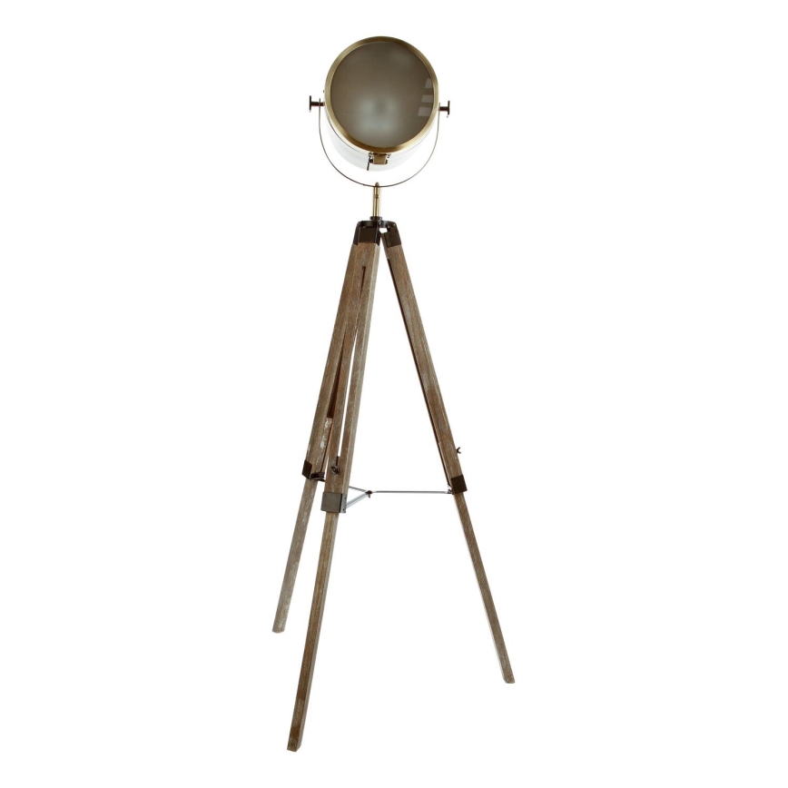 Atmosphera - Stehleuchte EBOR 1xE27/25W/230V Kiefer/Messing