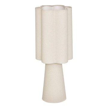 Atmosphera - Tischlampe BLANCA 1xE27/25W/230V cremefarben