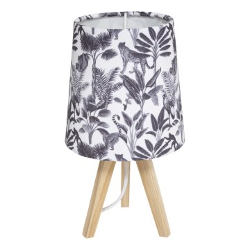 Atmosphera - Tischlampe JUNGLE 1xE14/25W/230V Kiefer