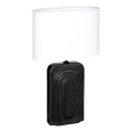 Atmosphera - Tischlampe MONIA 1xE14/60W/230V schwarz/weiß