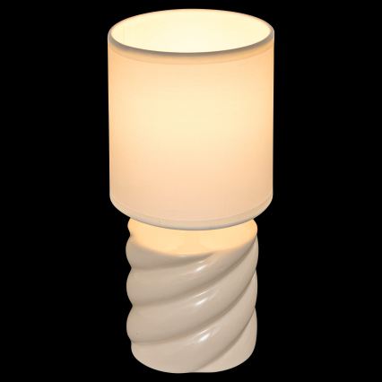 Atmosphera - Tischlampe NOLY 1xE14/40W/230V beige