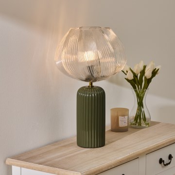 Atmosphera - Tischlampe PHYLAS 1xE14/40W/230V grün