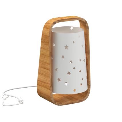 Atmosphera - Tischlampe STARS 1xE14/40W/230V Bambus