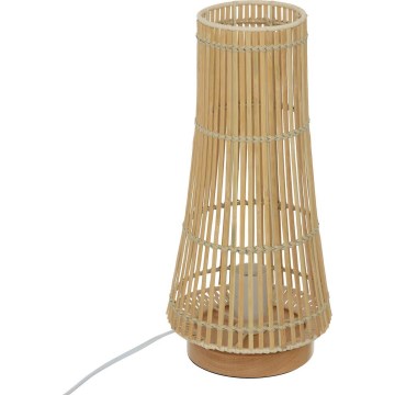 Atmosphera - Tischleuchte MAHE 1xE27/25W/230V Bambus