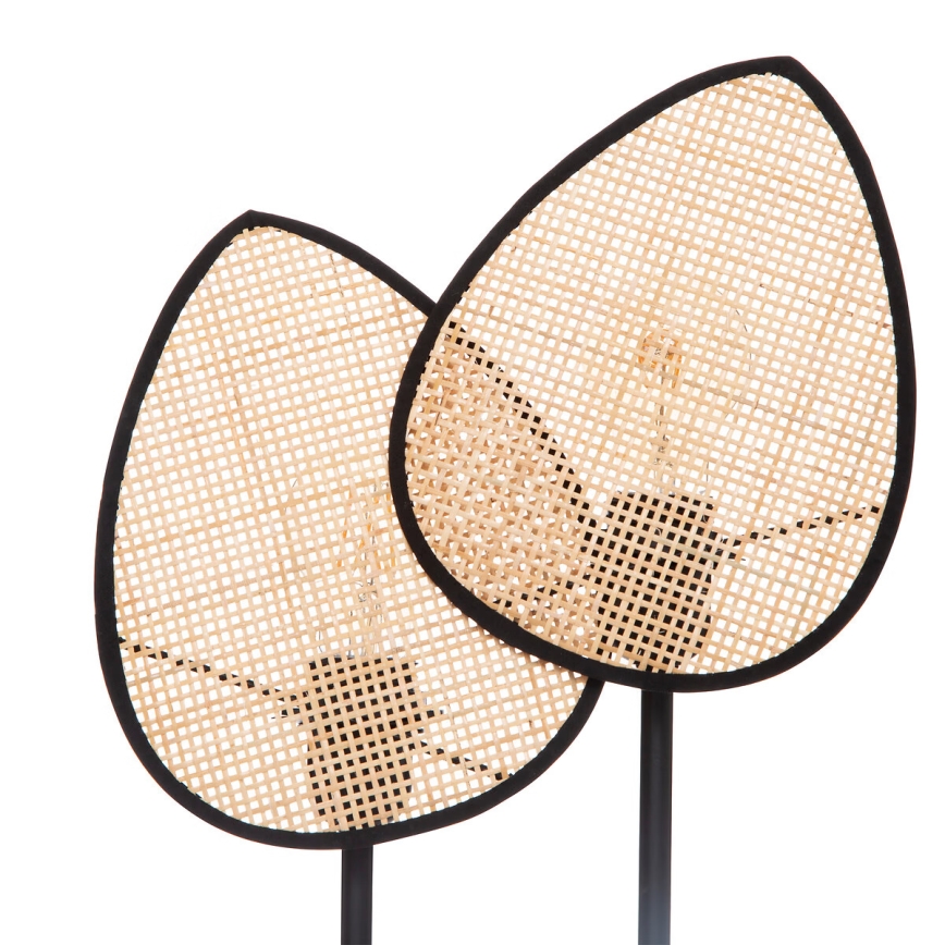 Atmosphera - Tischleuchte OLME 1xE27/40W/230V Rattan