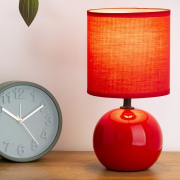 Atmosphera - Tischleuchte TIMÉO 1xE14/60W/230V rot