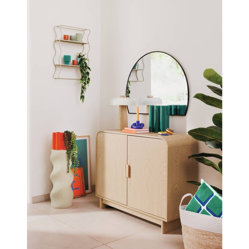 Atmosphera - Wandspiegel ALICE 65x90 cm schwarz