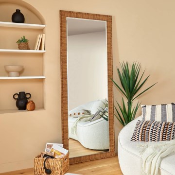 Atmosphera - Wandspiegel THEA 194,5x71,5 cm braun
