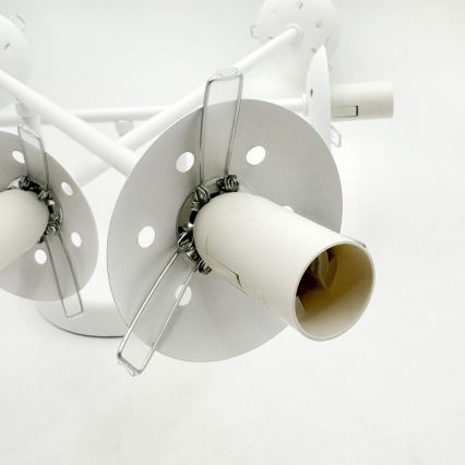Aufbau-Deckenleuchte MALENA 6xE14/5W/230V weiß/klar