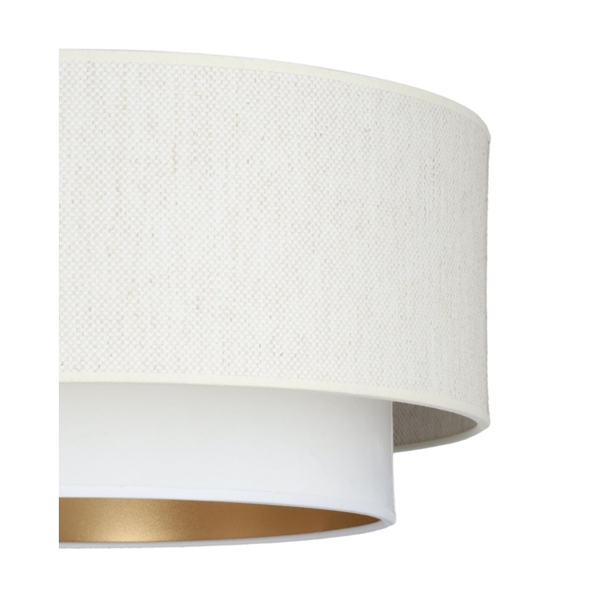 Aufbau-Deckenleuchte NATIA 1x E27/60W/230V, Ø 45 cm, weiß