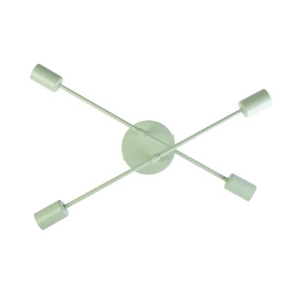 Aufbau-Kronleuchter CAMBRIDGE 4xE27/15W/230V grün