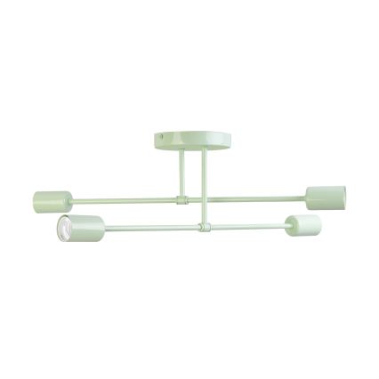 Aufbau-Kronleuchter CAMBRIDGE 4xE27/15W/230V grün
