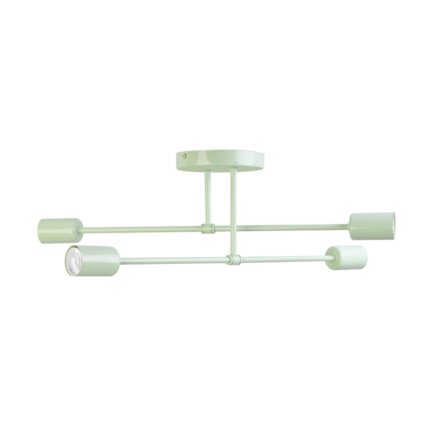 Aufbau-Kronleuchter CAMBRIDGE 4xE27/15W/230V grün