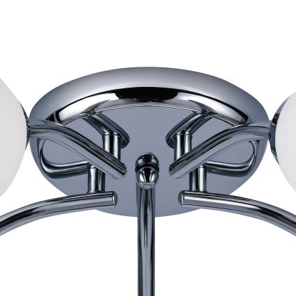 Aufbau-Kronleuchter PORTOS 5xE14/10W/230V glänzender Chrom