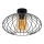 Aufbauleuchte CORRINI 1xE27/60W/230V d 34 cm schwarz/beige