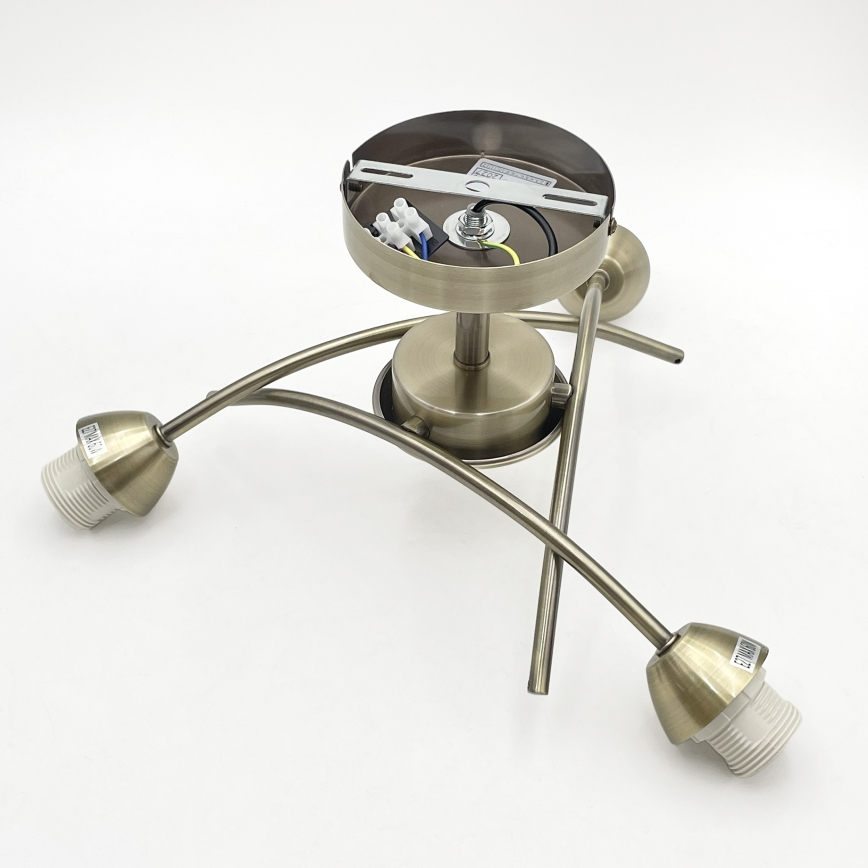 Aufbauleuchte DONNA 3xE27/60W/230V Patina