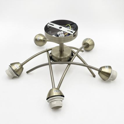 Aufbauleuchte DONNA 5xE27/60W/230V Patina