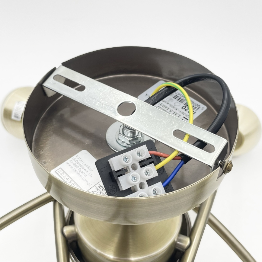 Aufbauleuchte DONNA 5xE27/60W/230V Patina