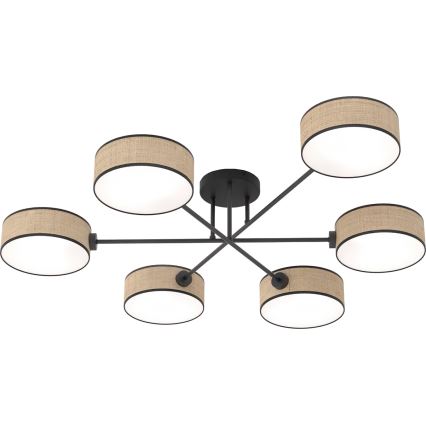 Aufbauleuchte MAGA 6xE14/10W/230V, beige