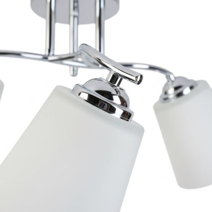 Aufbauleuchte PAFOS 3xE27/15W/230V, glänzender Chrom