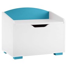 Aufbewahrungsbehälter für Kinder PABIS 50x60 cm weiß+/blau