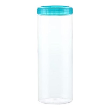 Aufbewahrungsdose für Lebensmittel INTERLOCK 1,6 l, türkis/transparent