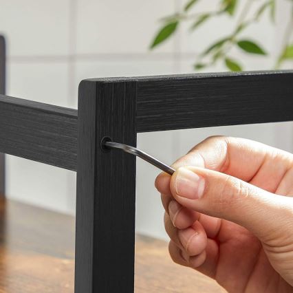 Aufbewahrungsregal MARGE braun/schwarz