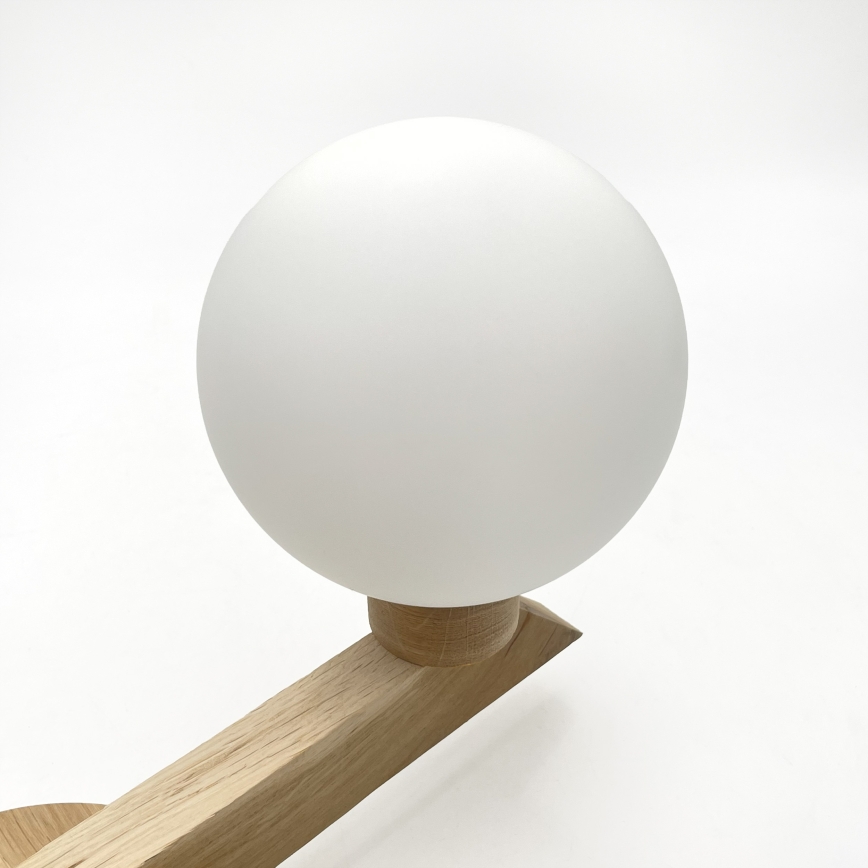 Aufgesetzte Deckenleuchte ANTONIO 2xG9/5W/230V Eiche/Weiß