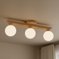 Aufgesetzte Deckenleuchte ANTONIO 3xG9/5W/230V Eiche/Weiß