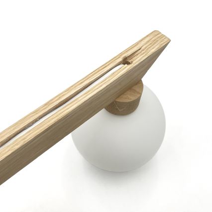 Aufgesetzte Deckenleuchte ANTONIO 3xG9/5W/230V Eiche/Weiß