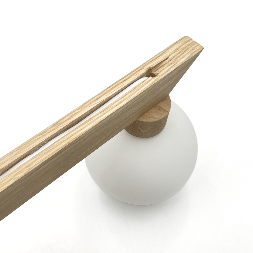 Aufgesetzte Deckenleuchte ANTONIO 3xG9/5W/230V Eiche/Weiß