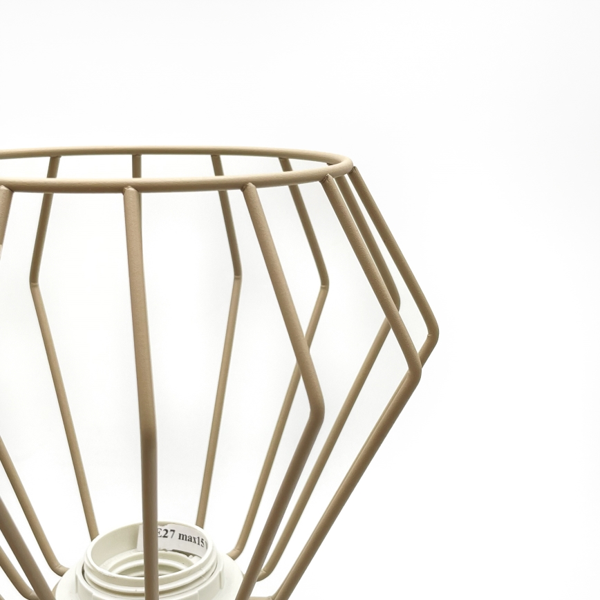 Aufgesetzte Deckenleuchte AUDREY 3xE27/15W/230V beige