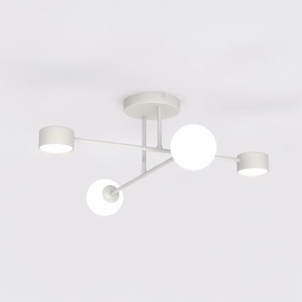 Aufgesetzte Deckenleuchte HOLON 2xG9/8W/230V + 2xGX53/12W, grau