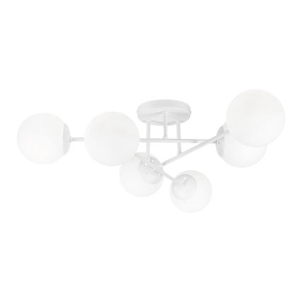 Aufgesetzte Deckenleuchte MALENA 6xE14/5W/230V weiß