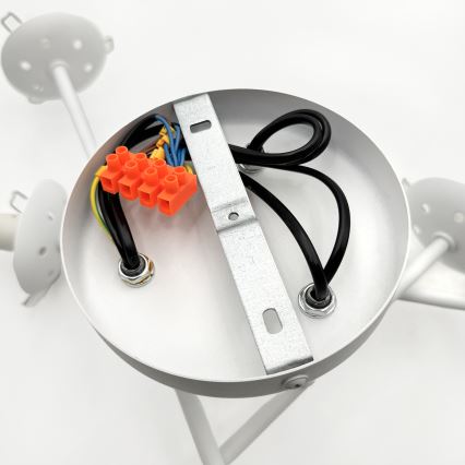 Aufgesetzte Deckenleuchte MALENA 6xE14/5W/230V weiß