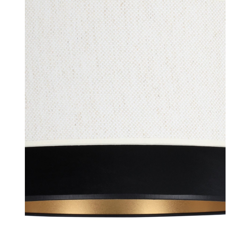 Aufgesetzte Deckenleuchte NATIA 1xE27/60W/230V weiß/schwarz