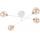 Aufgesetzte Deckenleuchte OBSIDIAN 4xG9/10W/230V Creme/Gold/Rauchbeige