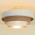 Aufgesetzte Deckenleuchte WENTA 1xE27/60W/230V Ø 50 cm beige/Jute