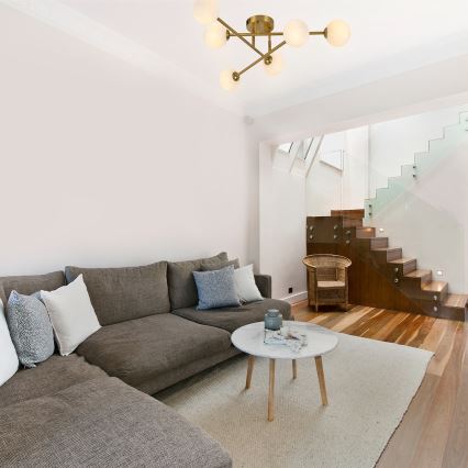Aufgesetzter Kronleuchter DORADO 6xG9/28W/230V goldfarben