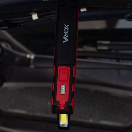 Aufladbare LED-Arbeitshandleuchte LED/5W/5V IPX2 360 glänzend 2000 mAh