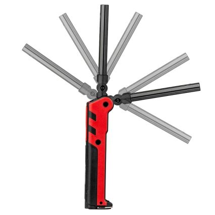 Aufladbare LED-Arbeitshandleuchte LED/5W/5V IPX2 360 glänzend 2000 mAh